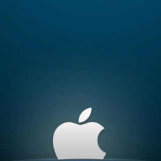 Apple青の iPhone5s / iPhone5c / iPhone5 壁紙