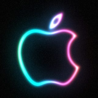 Apple黒の iPhone5s / iPhone5c / iPhone5 壁紙