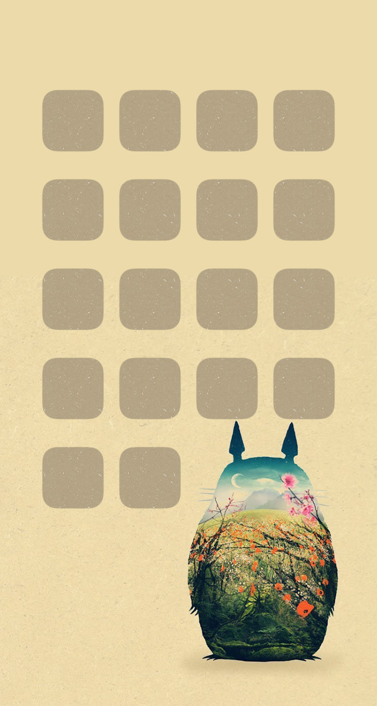 棚キャラアニメ可愛い Wallpaper Sc Iphone5s Se壁紙