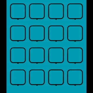 棚青黒シンプルの iPhone5s / iPhone5c / iPhone5 壁紙