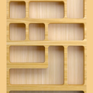 棚シンプル木黃の iPhone5s / iPhone5c / iPhone5 壁紙