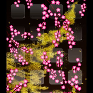 棚黒桜の iPhone5s / iPhone5c / iPhone5 壁紙