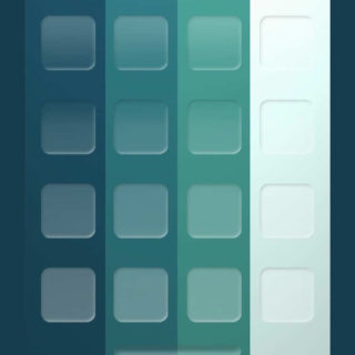 棚シンプル青緑白の iPhone5s / iPhone5c / iPhone5 壁紙