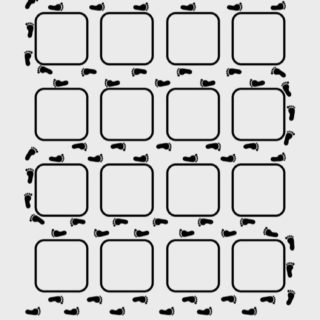 棚足あと白シンプルの iPhone5s / iPhone5c / iPhone5 壁紙