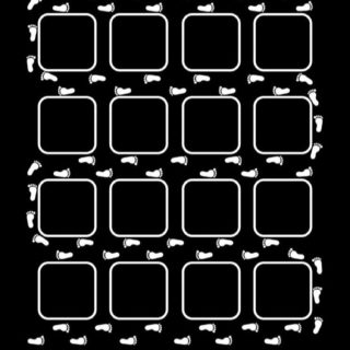 棚足あと黒シンプルの iPhone5s / iPhone5c / iPhone5 壁紙