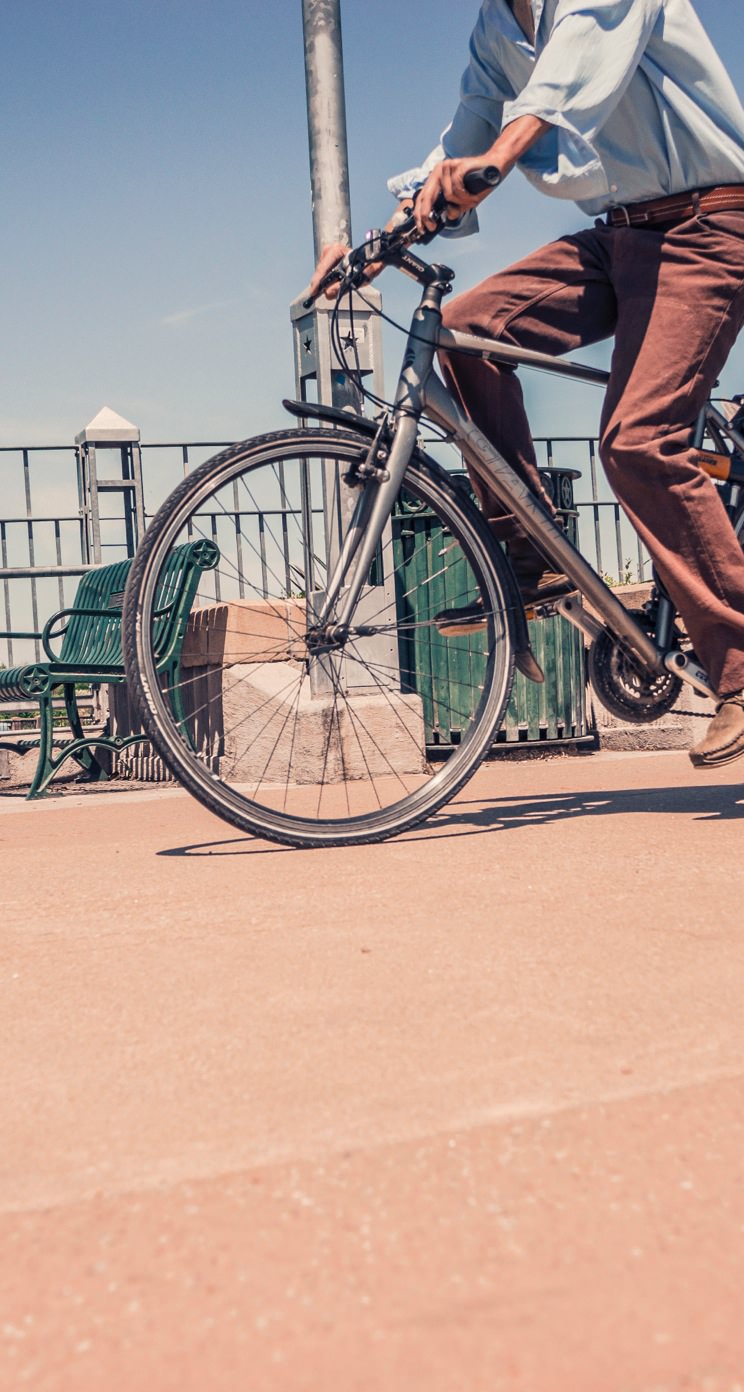 自転車 男性