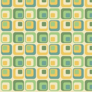 模様四角形緑黄の iPhone5s / iPhone5c / iPhone5 壁紙