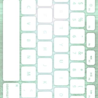 海キーボード青緑白の iPhone5s / iPhone5c / iPhone5 壁紙