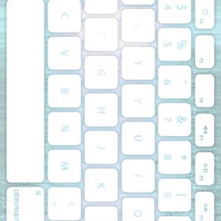 海キーボード青白の iPhone5s / iPhone5c / iPhone5 壁紙