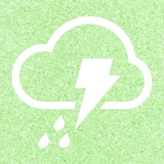 曇雨雷緑の iPhone5s / iPhone5c / iPhone5 壁紙