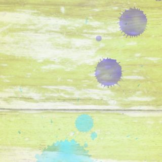 木目水滴緑紫の iPhone5s / iPhone5c / iPhone5 壁紙