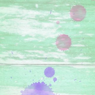 木目水滴緑赤の iPhone5s / iPhone5c / iPhone5 壁紙