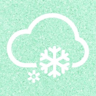 曇雪青緑の iPhone5s / iPhone5c / iPhone5 壁紙