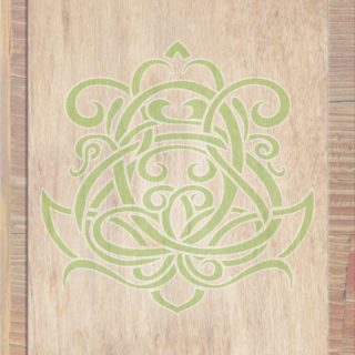 木目茶緑の iPhone5s / iPhone5c / iPhone5 壁紙