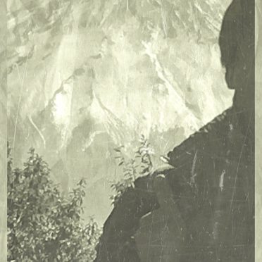 山 モノクロの iPhone6s / iPhone6 壁紙