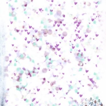 ハート 紫の iPhone6s / iPhone6 壁紙