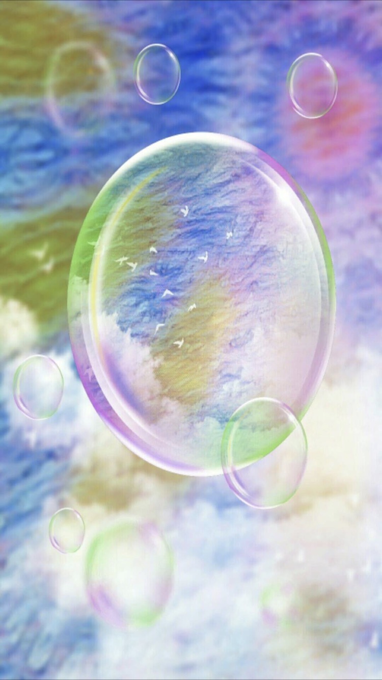 泡 海 wallpaper.sc iPhone6s壁紙