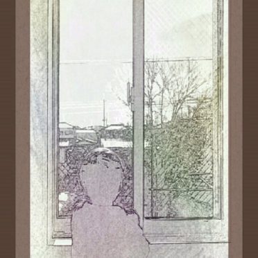 窓辺 少年の iPhone6s / iPhone6 壁紙