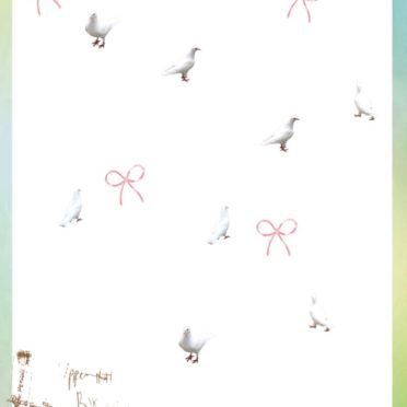 鳥 手紙の iPhone6s / iPhone6 壁紙