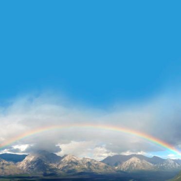 風景虹の iPhone6s / iPhone6 壁紙