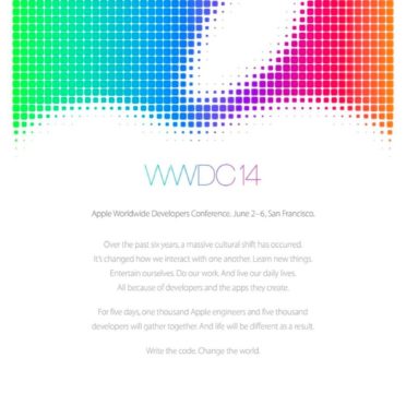 AppleWWDC14の iPhone6s / iPhone6 壁紙