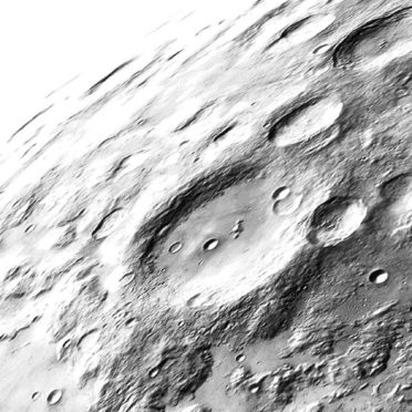 月面モノクロ灰クールの iPhone6s / iPhone6 壁紙