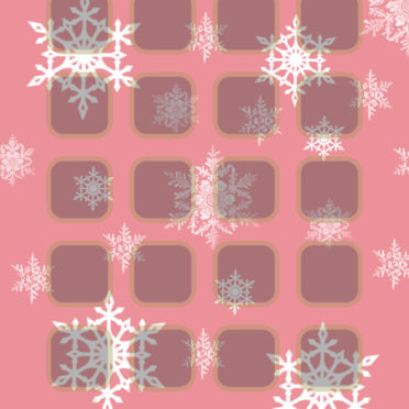 棚クリスマス赤の iPhone6s / iPhone6 壁紙