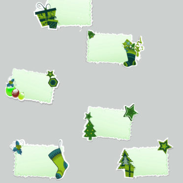クリスマス灰緑プレゼントの iPhone6s / iPhone6 壁紙