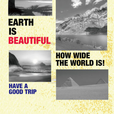 風景写真黄色EARTH IS BEAUTIFULの iPhone6s / iPhone6 壁紙