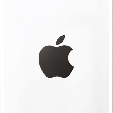 Appleロゴ白黒クールポスターの iPhone6s / iPhone6 壁紙