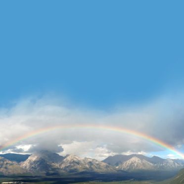 風景虹の iPhone6s / iPhone6 壁紙