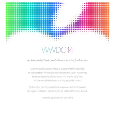 AppleWWDC14の iPhone6s / iPhone6 壁紙