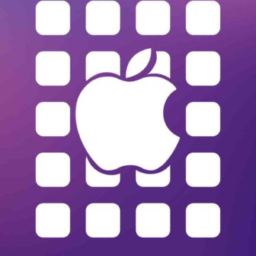 Appleロゴ棚紫の iPhone6s / iPhone6 壁紙
