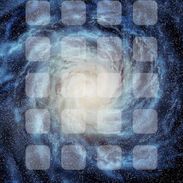 宇宙銀河棚黒白の iPhone6s / iPhone6 壁紙