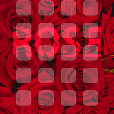 バラ赤棚ローズの iPhone6s / iPhone6 壁紙
