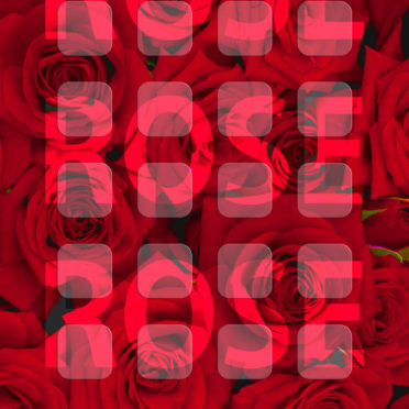 バラ赤棚ローズ3の iPhone6s / iPhone6 壁紙