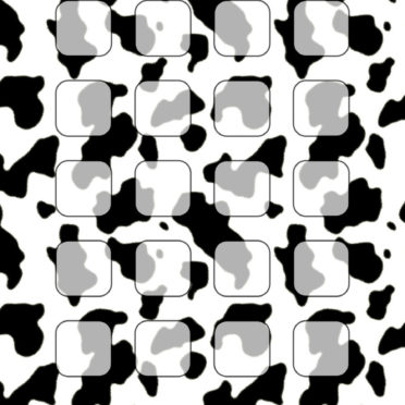 模様牛白黒棚の iPhone6s / iPhone6 壁紙