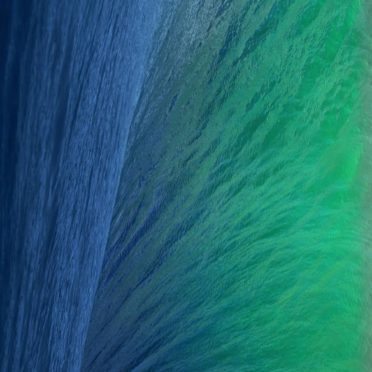 風景波Mavericks青緑の iPhone6s / iPhone6 壁紙