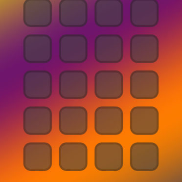 棚カラフル橙青紫の iPhone6s / iPhone6 壁紙