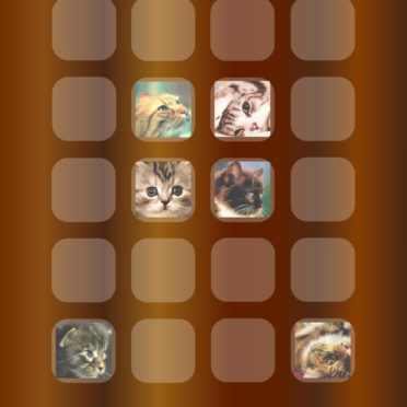 棚猫茶の iPhone6s / iPhone6 壁紙