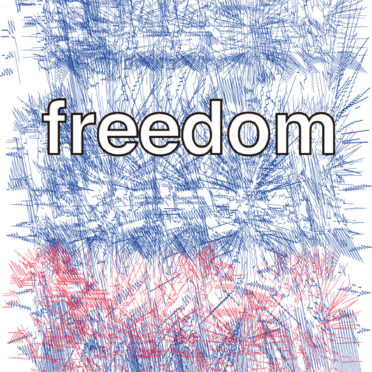 イラストfreedom青クールの iPhone6s / iPhone6 壁紙