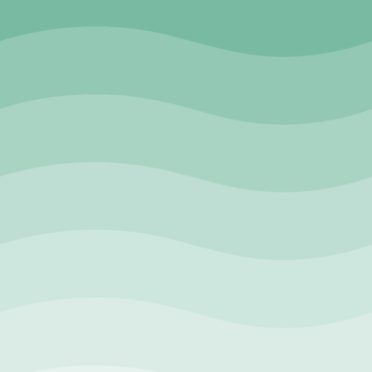 波模様グラデーション青緑の iPhone6s / iPhone6 壁紙