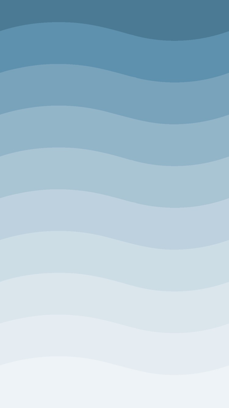 波模様グラデーション青 | wallpaper.sc iPhone6s壁紙