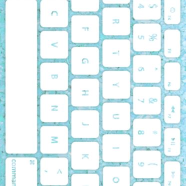 キーボード青白の iPhone6s / iPhone6 壁紙