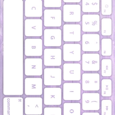 木目キーボード紫白の iPhone6s / iPhone6 壁紙