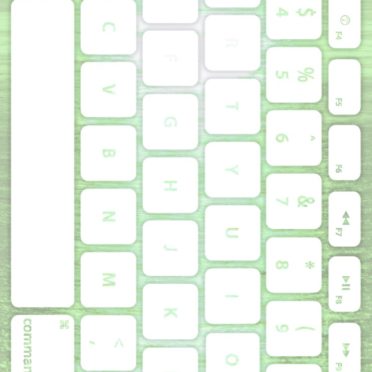 海キーボード緑白の iPhone6s / iPhone6 壁紙