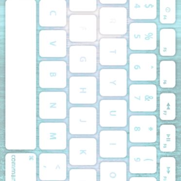 海キーボード青白の iPhone6s / iPhone6 壁紙