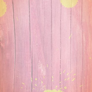 木目水滴赤黄の iPhone6s / iPhone6 壁紙