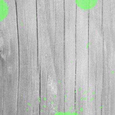 木目水滴灰黄緑の iPhone6s / iPhone6 壁紙