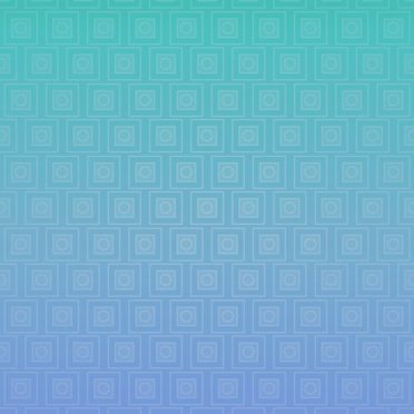 四角グラデーション模様青緑の iPhone6s / iPhone6 壁紙